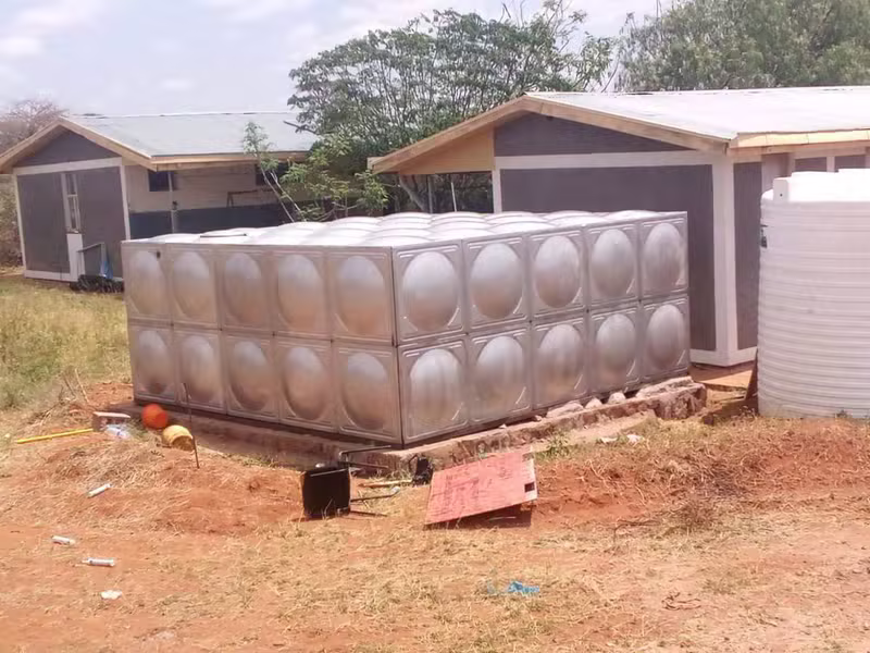 Stainless steel modular water tank
