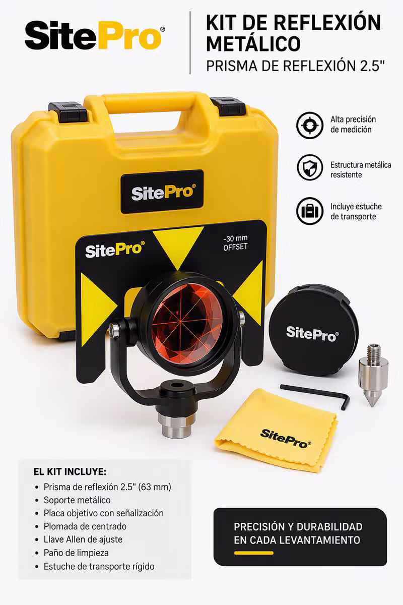 Kit de reflexión SitePro Metálico