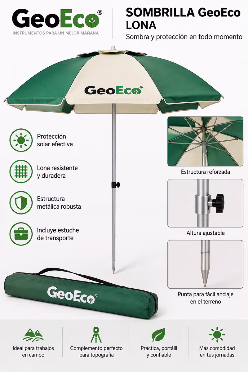 Sombrilla GeoEco Lona