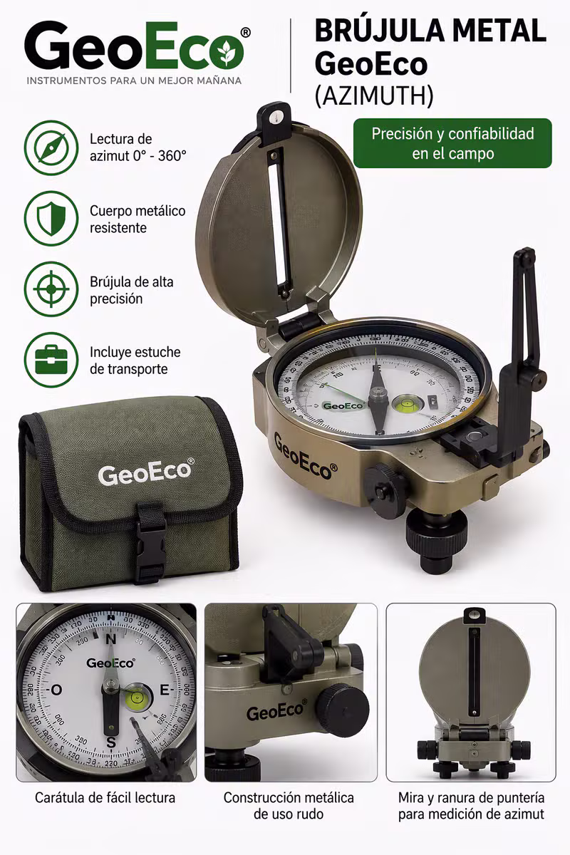 Brújula Metal GeoEco (Azimuth)