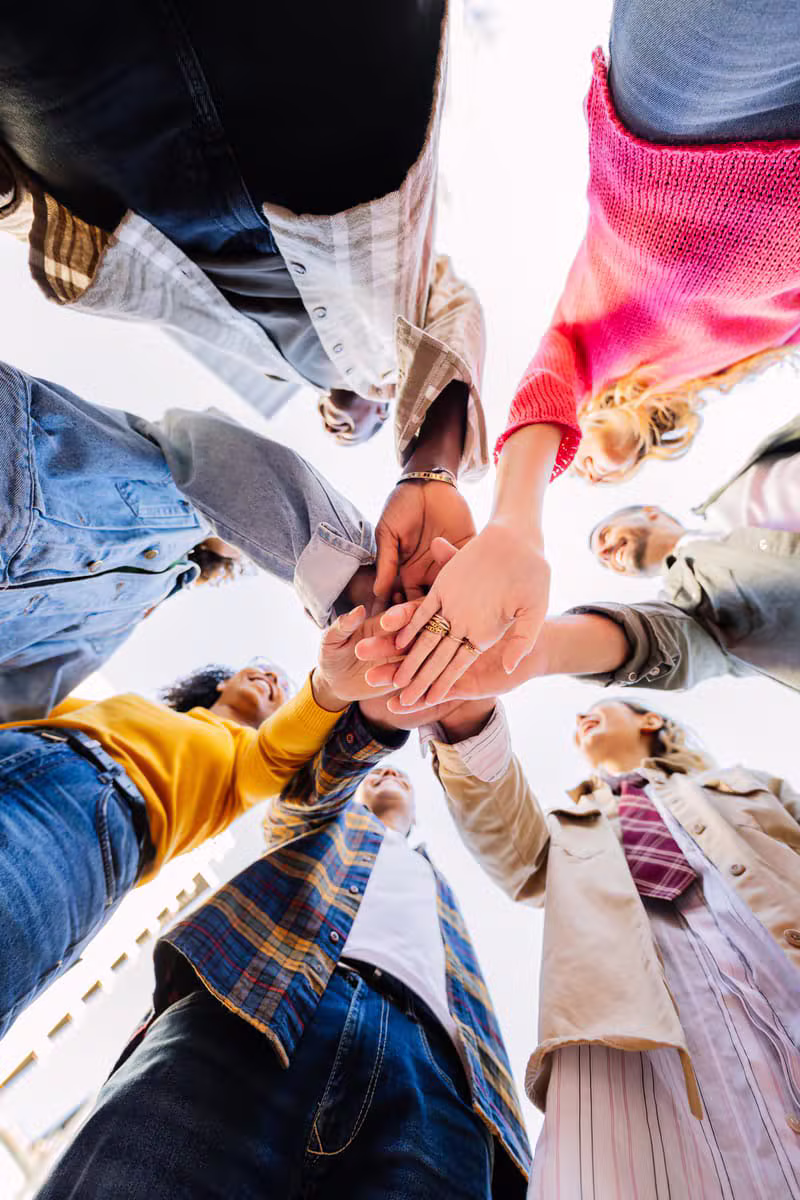 Community volunteers supporting youth education