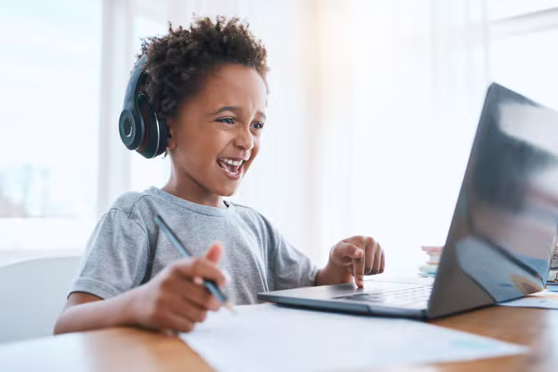 Young people in Africa learning web development together