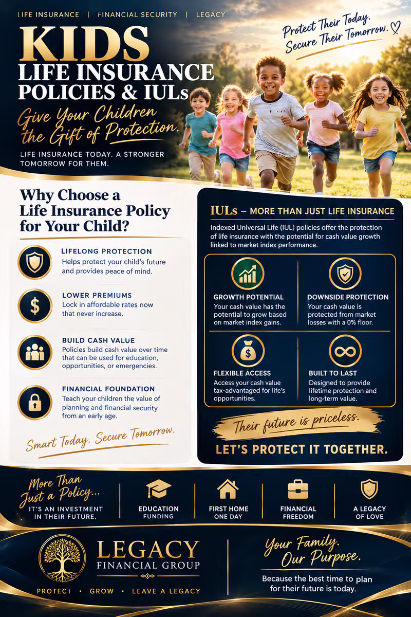 Children's Whole Life and IUL Policies