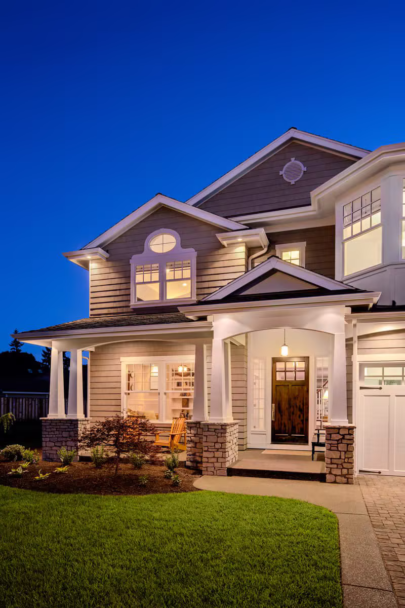 Modern luxury residential property exterior