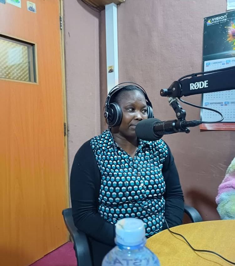 Radio talk show on Arua One FM on calls to end Child marriage in Arua District organized by International Community of Women Living with HIV Eastern Africa