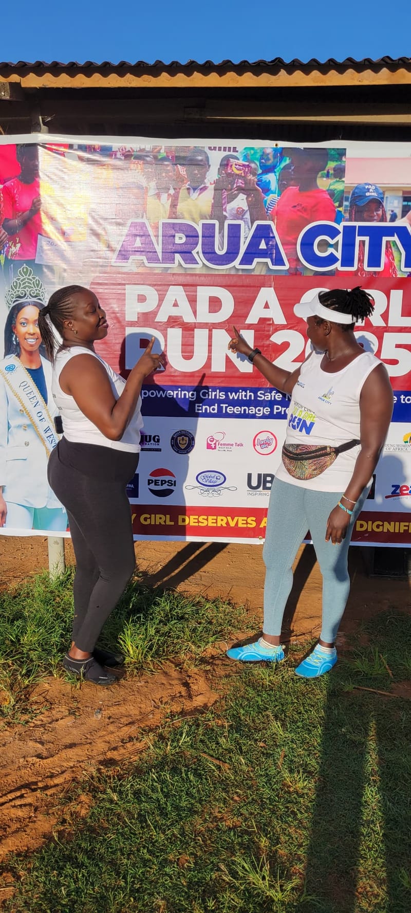 SCI participated in Pad a girl Run Arua City for a cause raise funds to empower the girl child