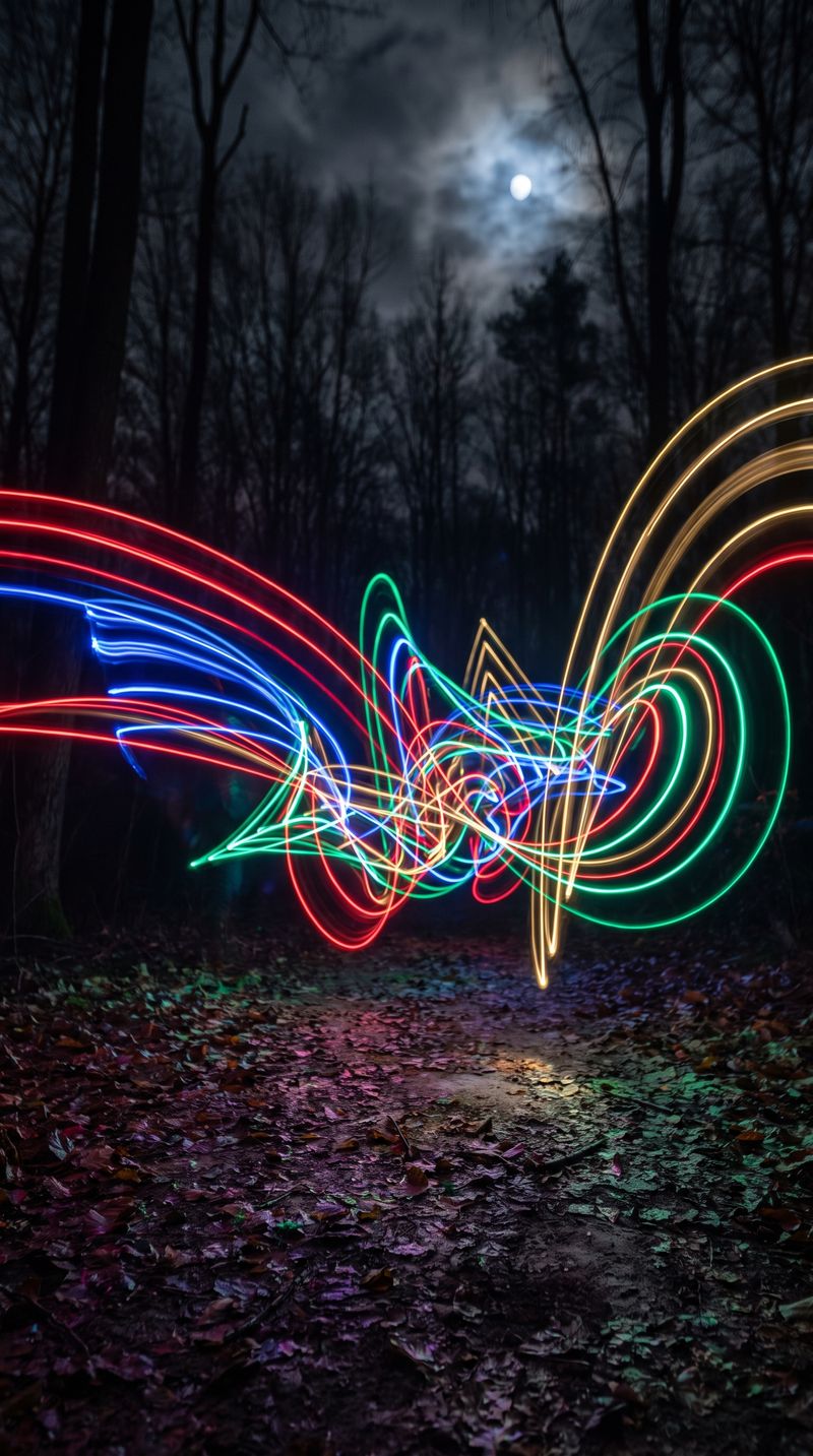 Abstract light painting