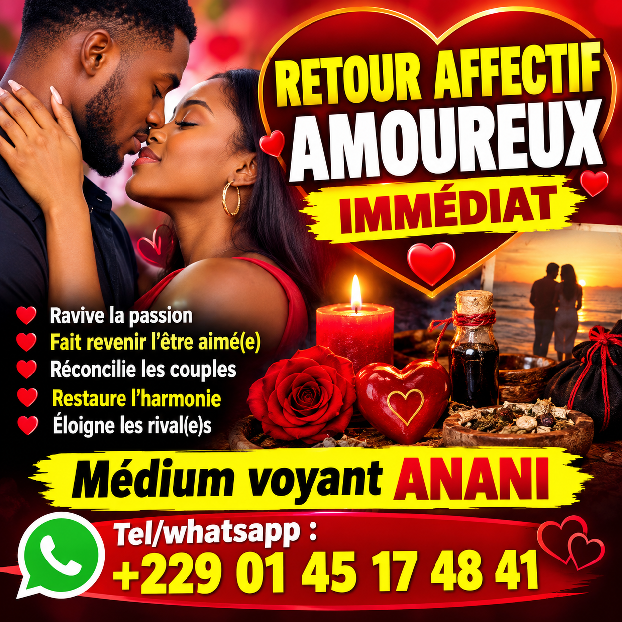 retour affectif amoureux immédiat