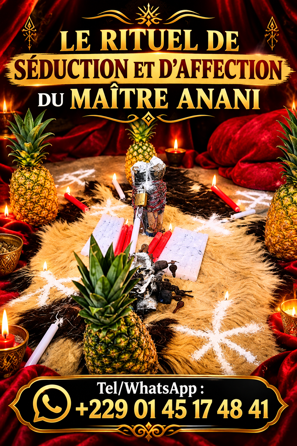 LE RITUEL DE SÉDUCTION ET D’AFFECTION DU MAÎTRE ANANI