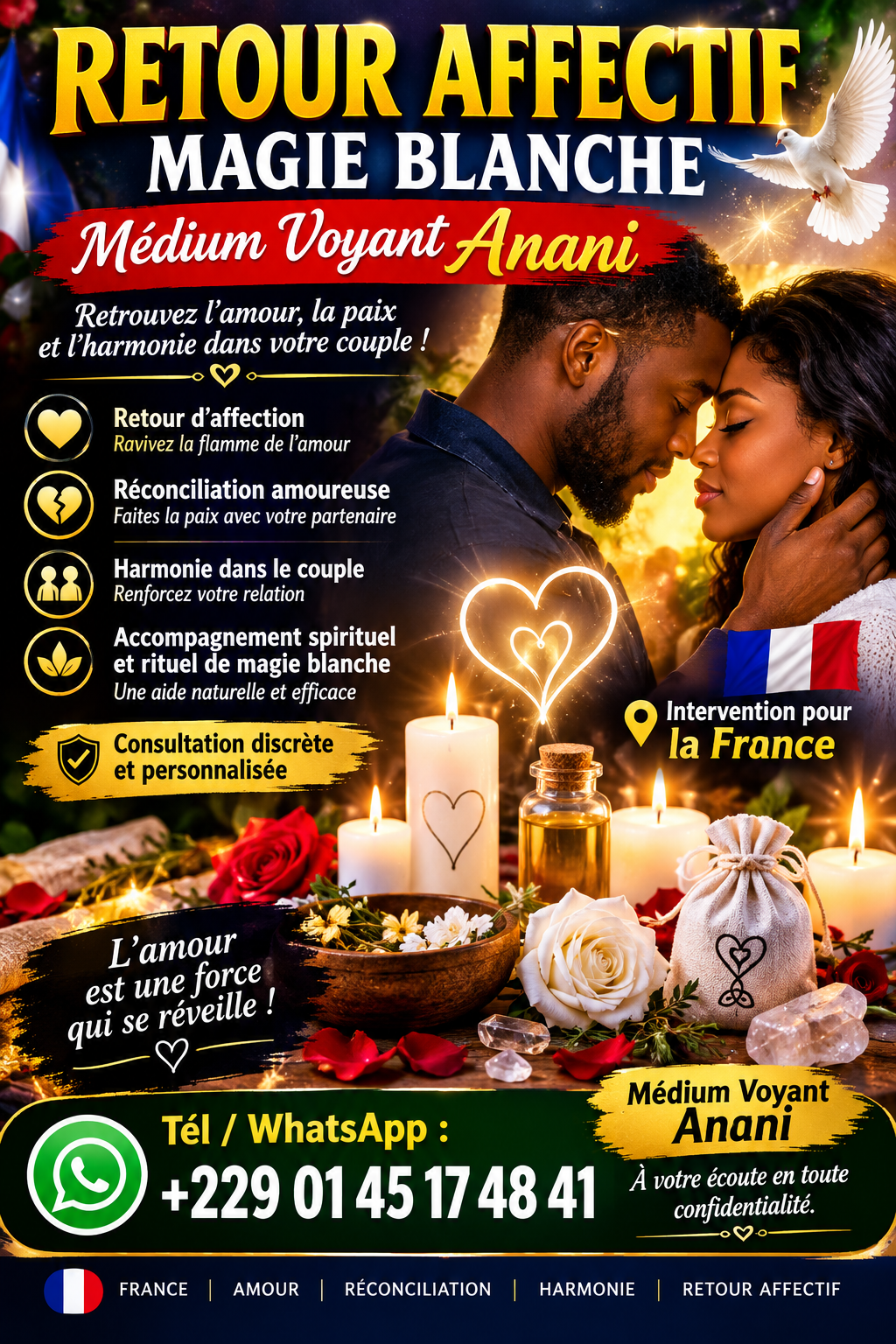 Retour affectif magie blanche en France +229 01 45 17 48 41