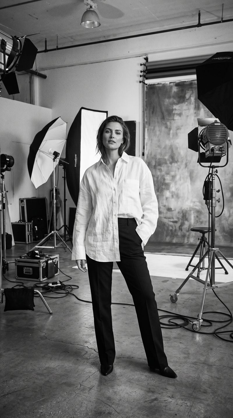 Alexandra Voss in the studio