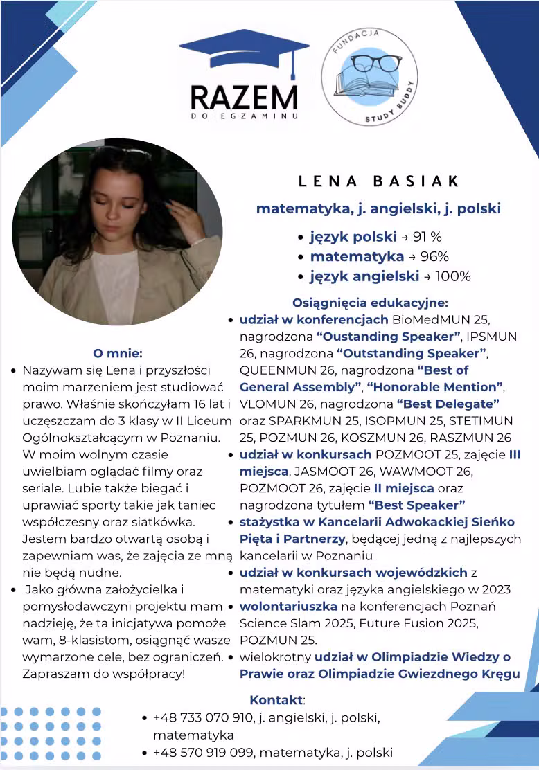 Lena Basiak - Korepetytor