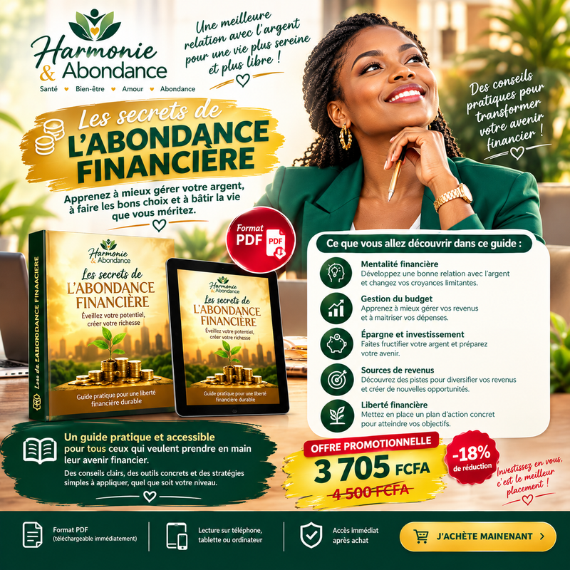 ebooks Abondance financière : le guide pdf pour attirer et multiplier vos revenus