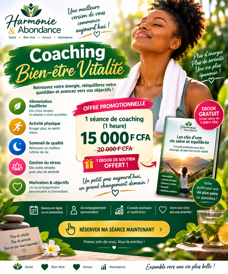 🌿 Coaching Bien-être Vitalité