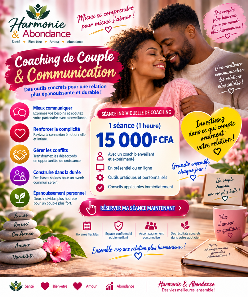 ❤️ Coaching de Couple & Communication