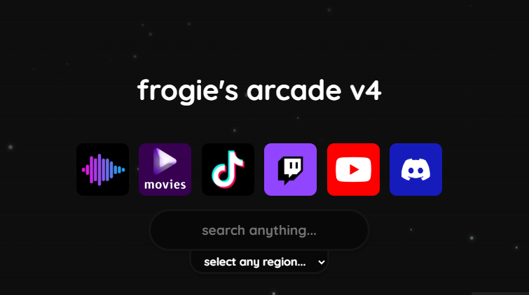 Frogie's Arcade 