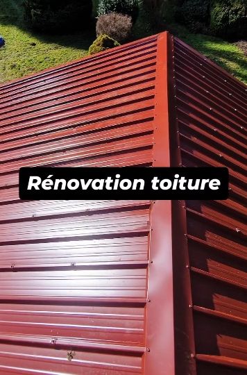 Rénovation toiture en bac acier