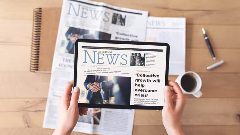 Dispositivi digitali per la lettura di un periodico online