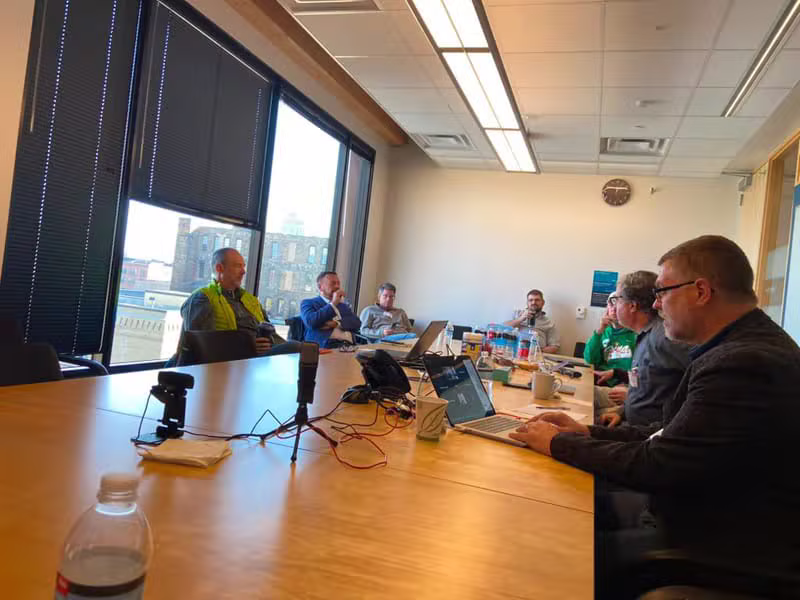 Corporate team attending a technology upskilling workshop