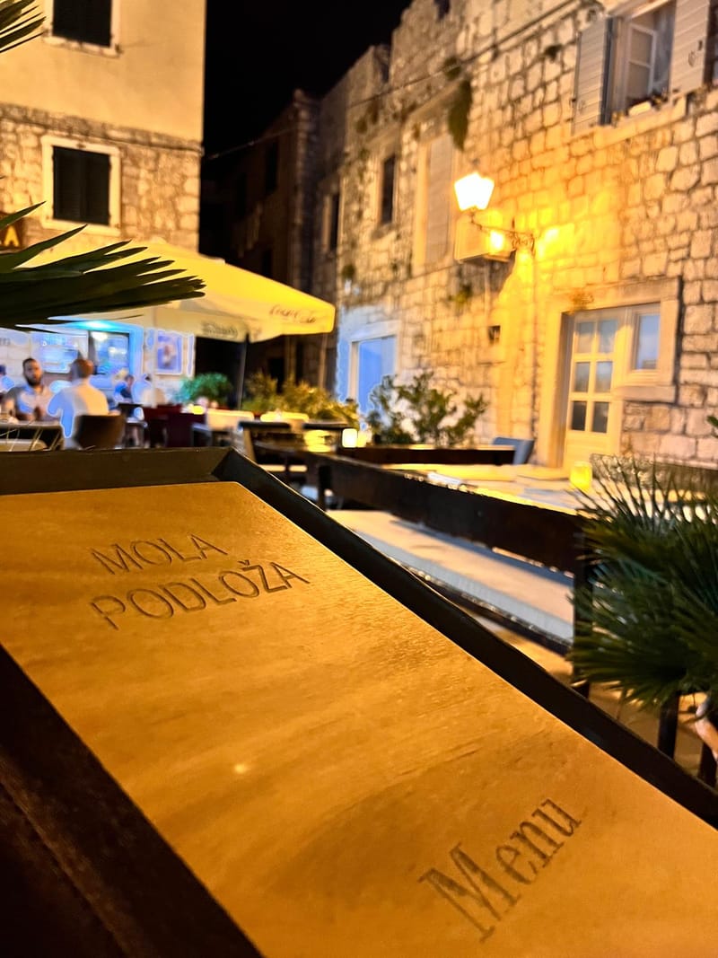 Terasa restorana Mola Podloža
