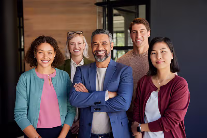 Community leaders group portrait