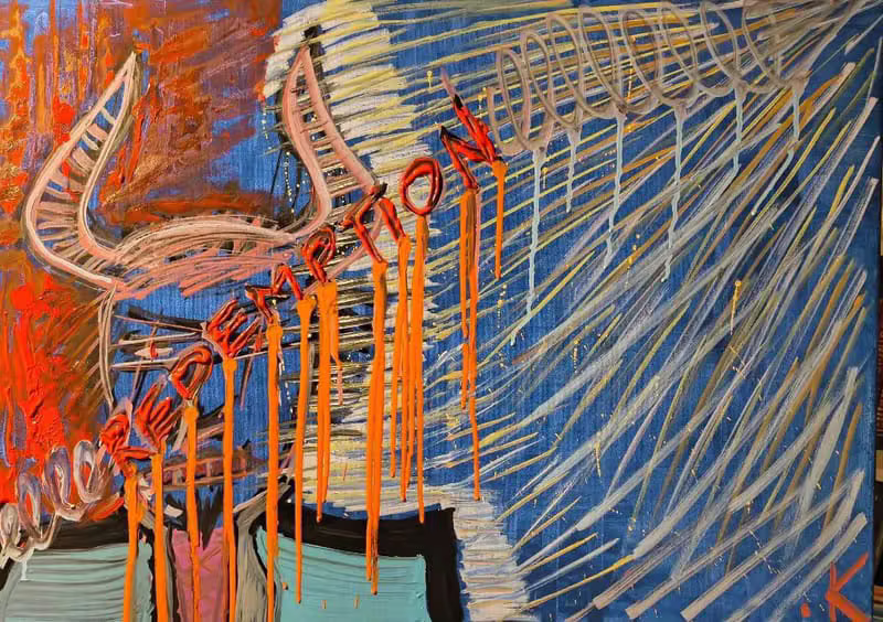 Opera d'arte contemporanea intitolata REDENZIONE - Tecnica mista e arte underground