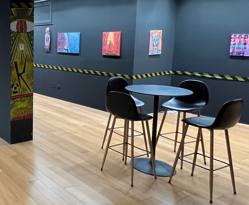 Esempio visivo per la categoria: Installazioni Visive - Collezione d'arte neoespressionista di .K Art Studio