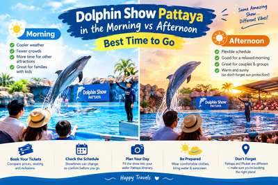 Dolphin Show Pattaya in the Morning vs Afternoon: Best Time to Go