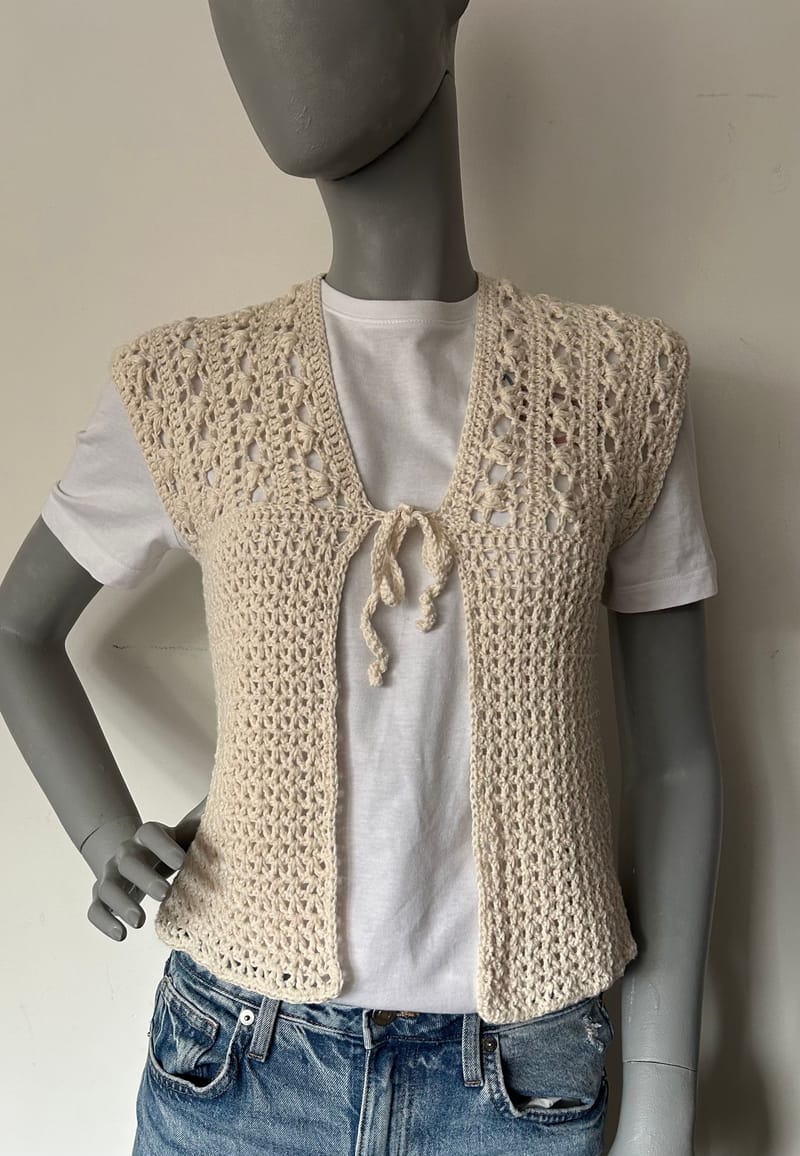 Scheepje linen vest
