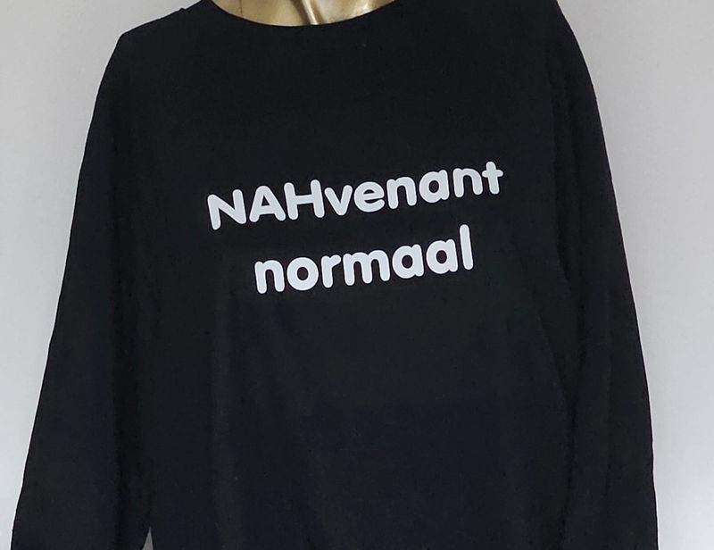 Sweater NAHvenant normaal zwart/wit (preloved)