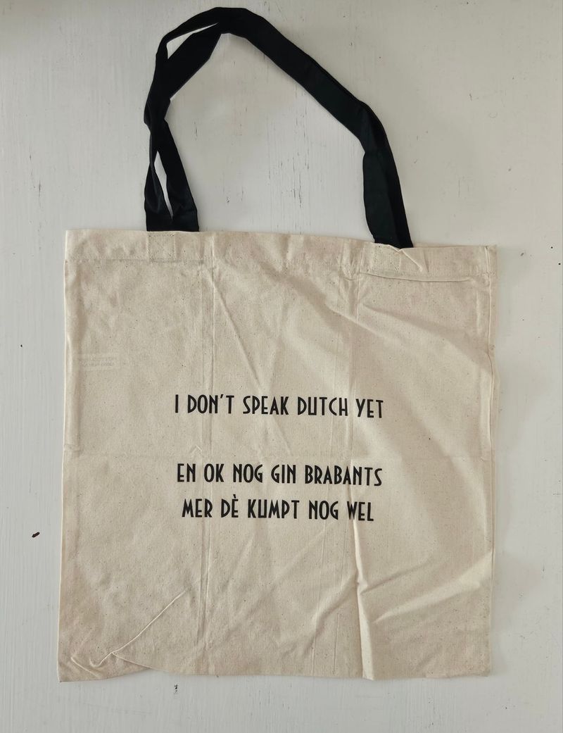 Tote bag I don't speak Dutch yet