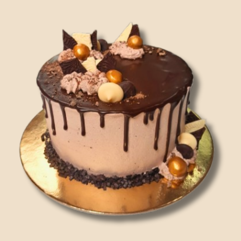 8 szeletes – Belga csokoládétorta – 16 cm Ø