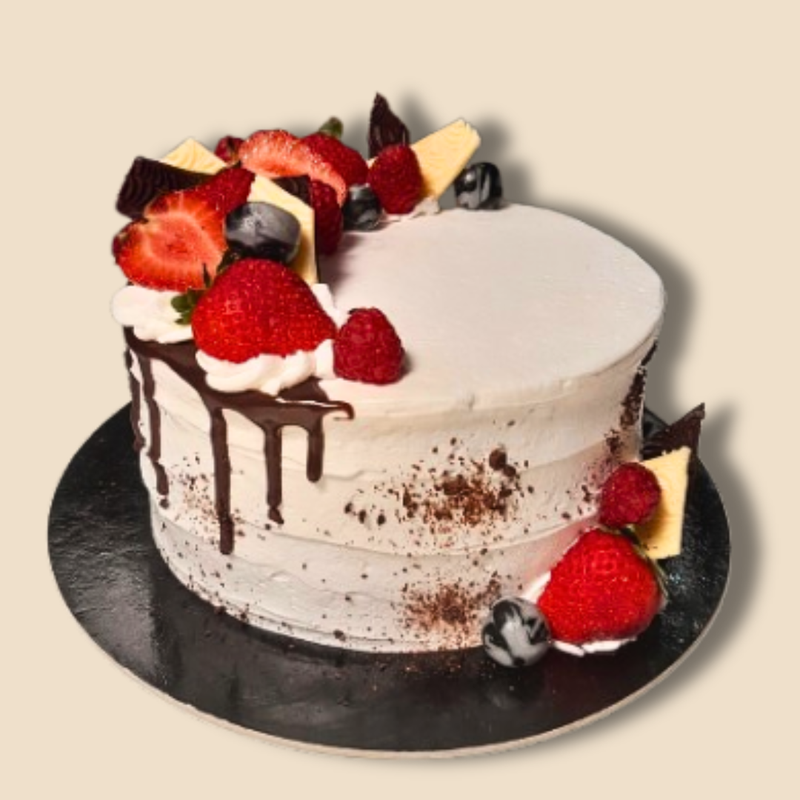 8 szeletes – Málnás joghurtos torta – 16 cm Ø