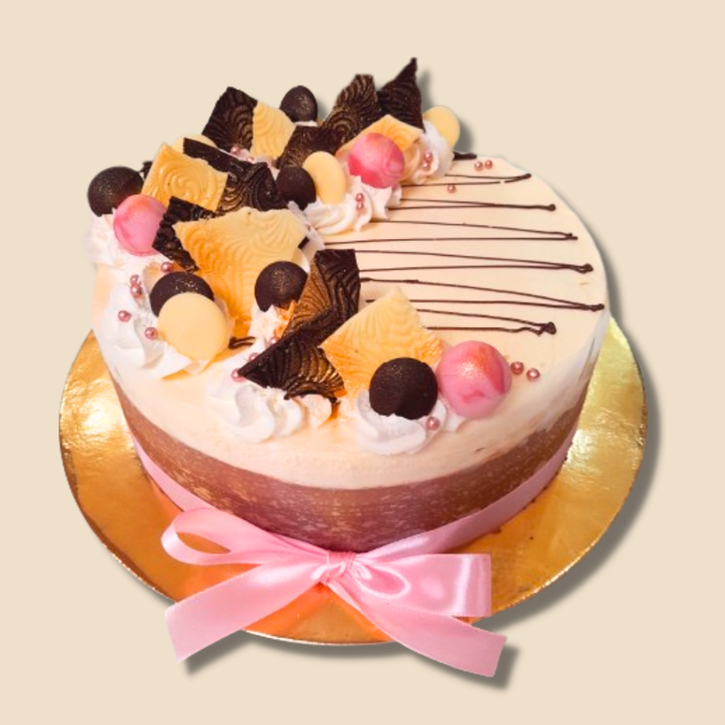 8 szeletes – Triplacsokoládé torta – 16 cm Ø