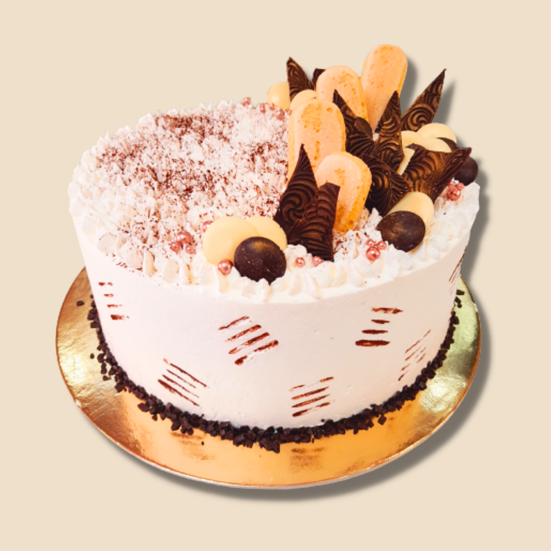 8 szeletes – Tiramisu torta – 16 cm Ø