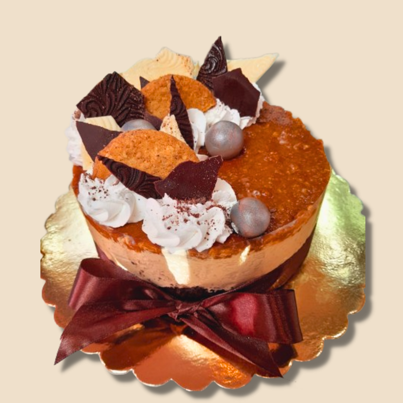 8 szeletes – Sós karamellás torta – 16 cm Ø