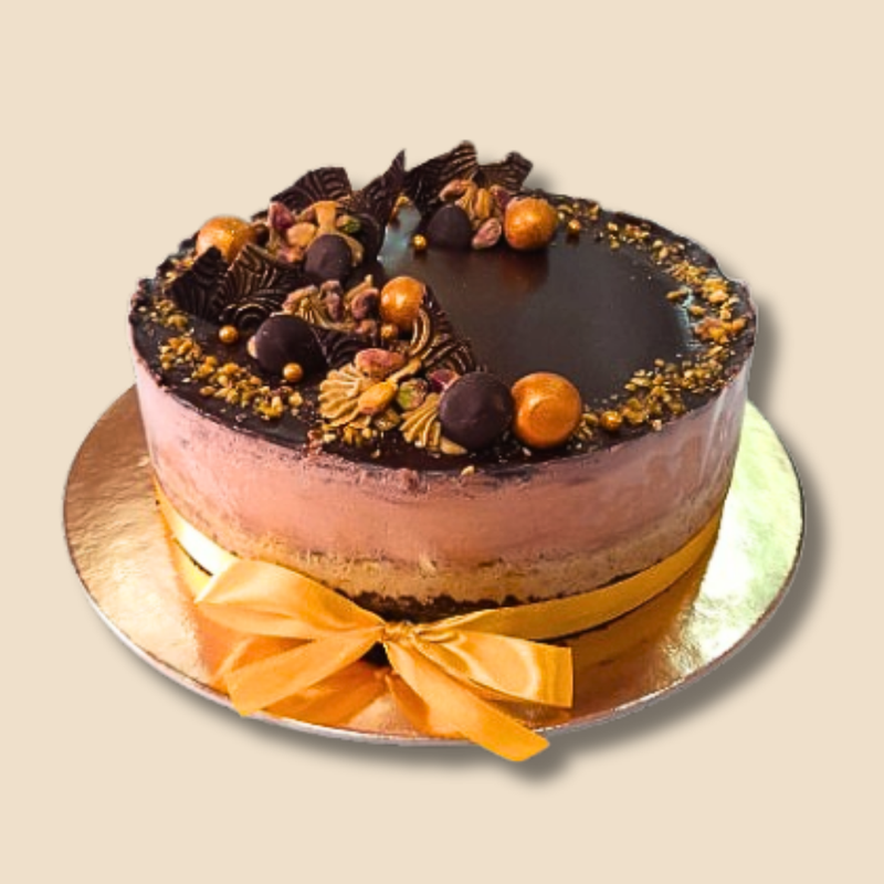 8 szeletes – Dubai csokoládétorta – 16 cm Ø