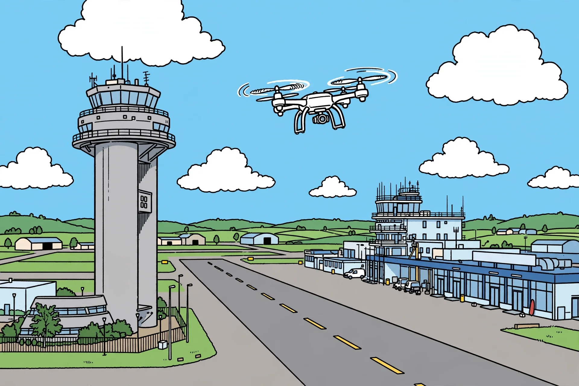 Le pilote du drone qui aurait survolé l'aéroport de Charleroi serait un agent immobilier venu photographier un bâtiment