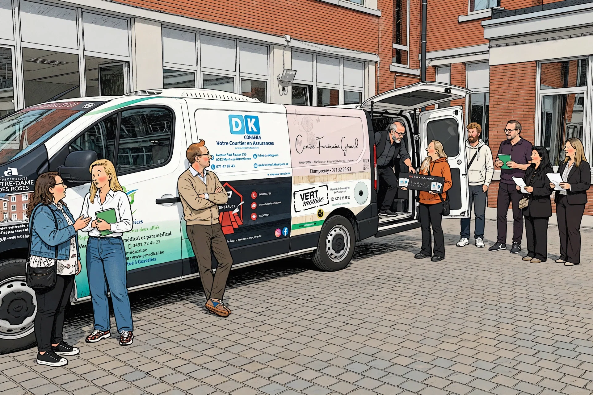 Charleroi : une nouvelle camionnette frigo pour aider les plus précaires