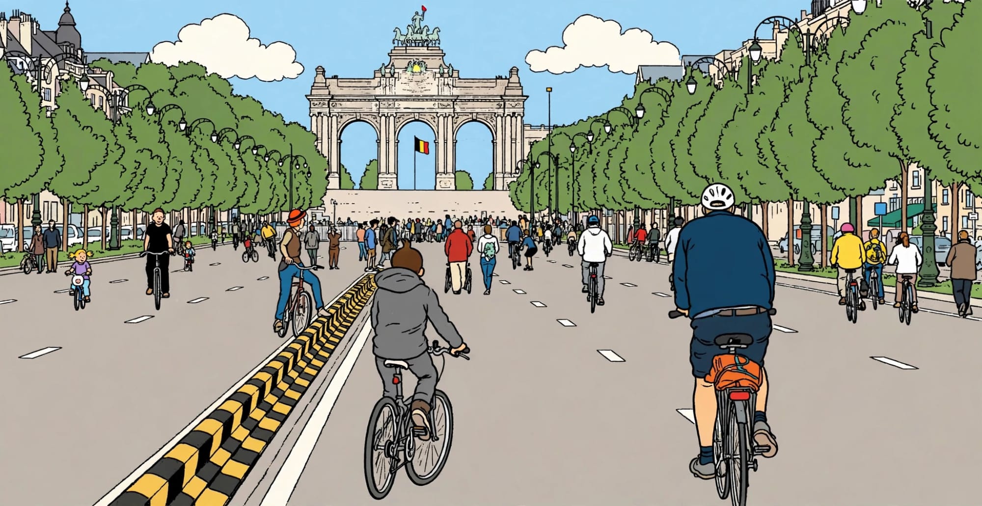 Dimanche sans voiture à Bruxelles : 20 septembre 2026, la ville appartient aux vélos
