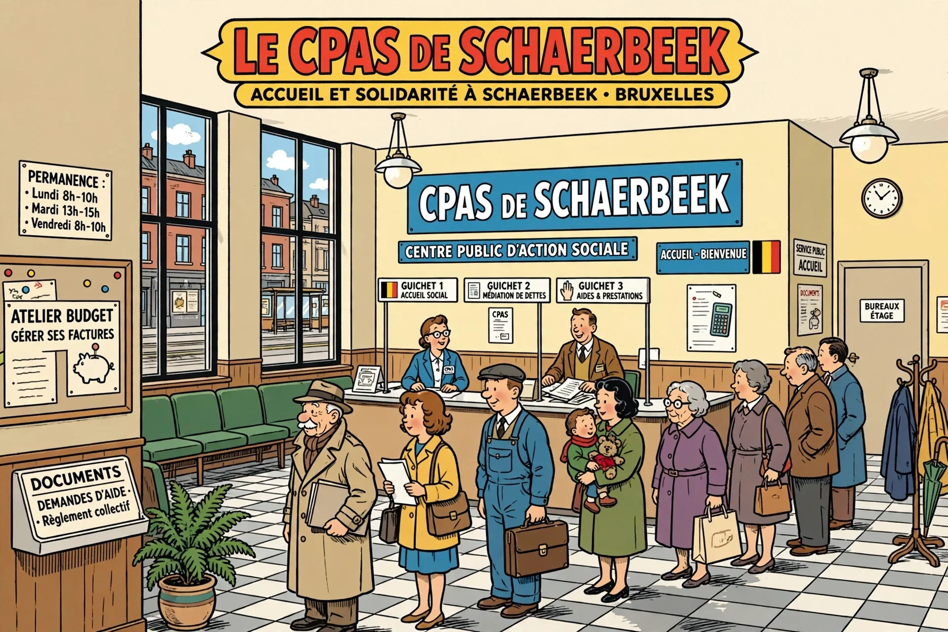 CPAS de Schaerbeek : immersion dans le fonctionnement d'une agence bruxelloise
