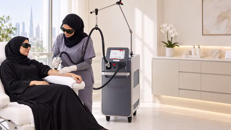 غرفة العلاج بجهاز كانديلا