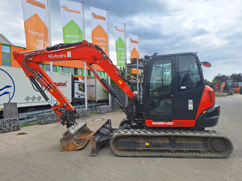 Miniexcavadora Kubota KX080-4 Alpha 2 – 8 t – Año 2022