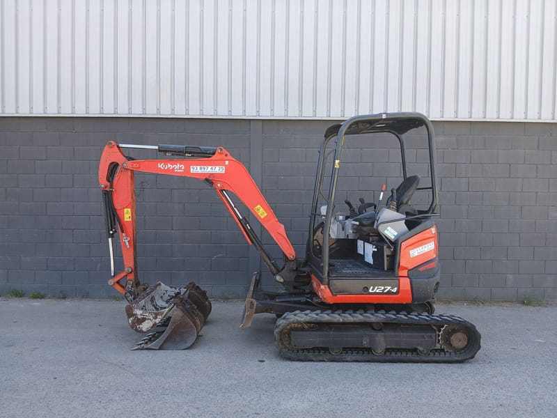 Miniexcavadora Kubota U27-4 – 2,7 t – Año 2019