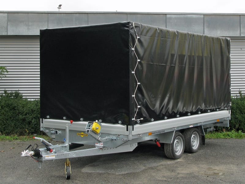 Remolque Portacoches Humbaur Universal 3500 con Lona Alta – 3.500 kg – 400 × 203 cm