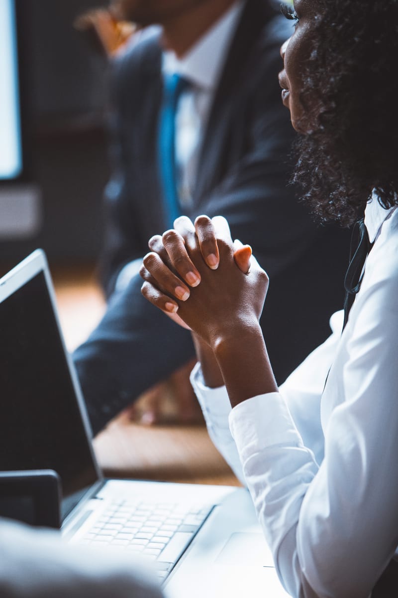 Professional coaching session building clarity and purpose