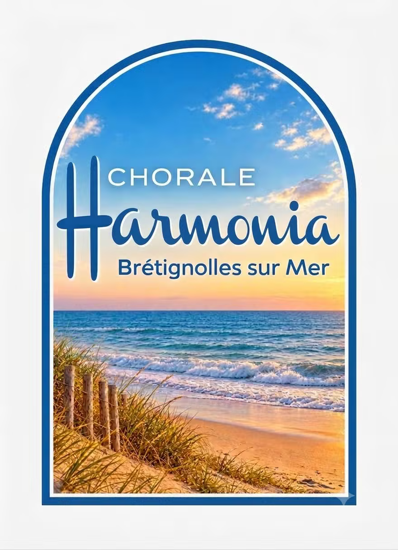 Choristes partageant une partition de musique