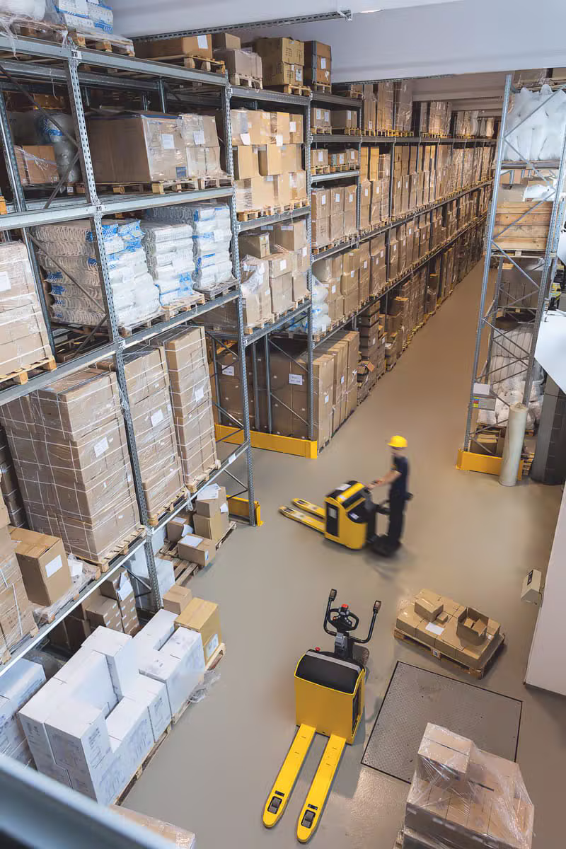 Logistics and distribution center operations
