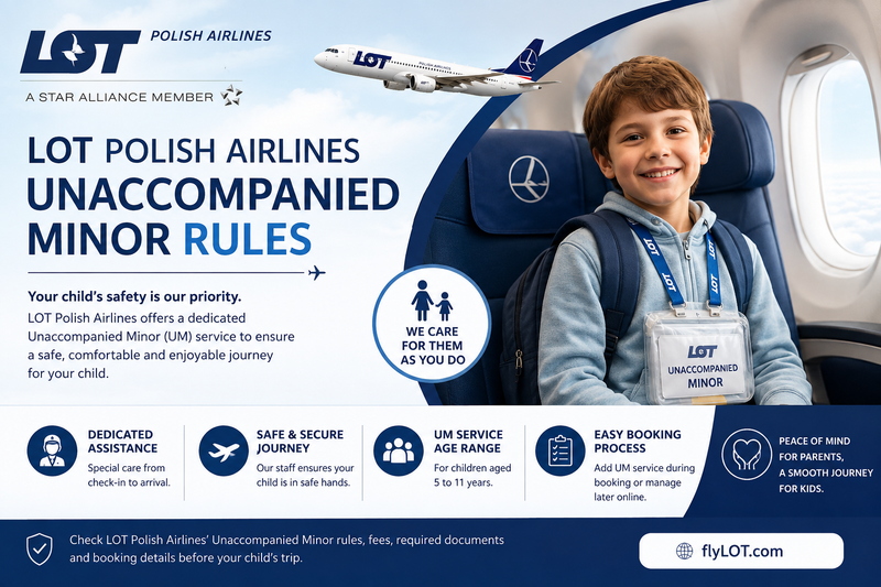 What Are LOT Polish Airlines’ Rules for Solo Teen Travelers?