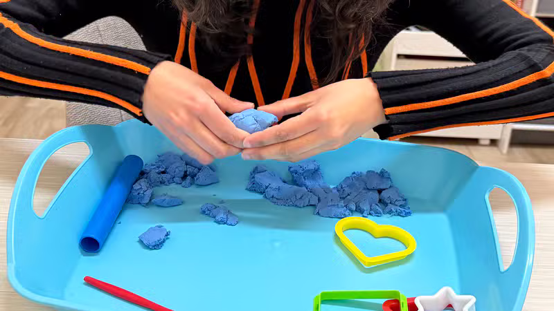 Pasta modellabile blu